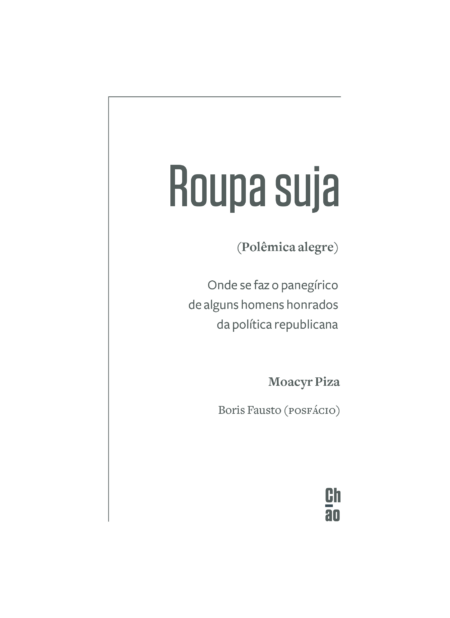 Roupa suja
